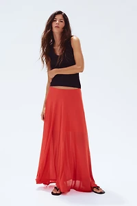 A-Line Jersey Skirt