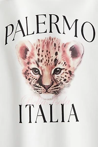 Oversized Hoodie with Motif