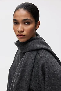 Chandail grande taille avec détail façon écharpe