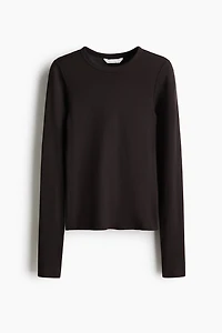 Long-sleeved Jersey Top