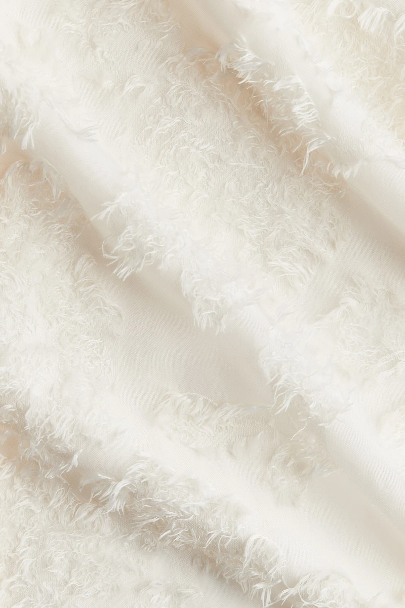 Chemise en tissu texturé