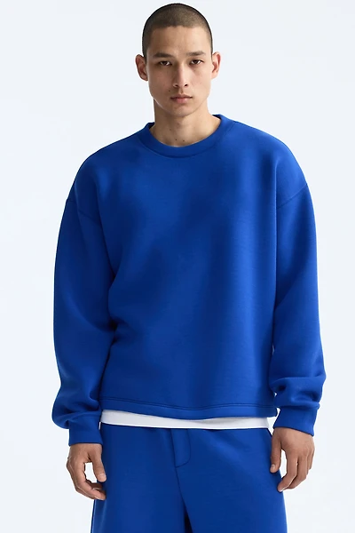 Oversized Boxy Scuba Sweatshirt