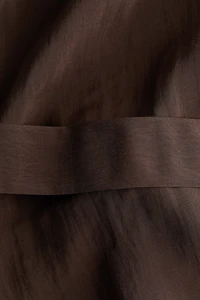 Veston grande taille avec ceinture à nouer