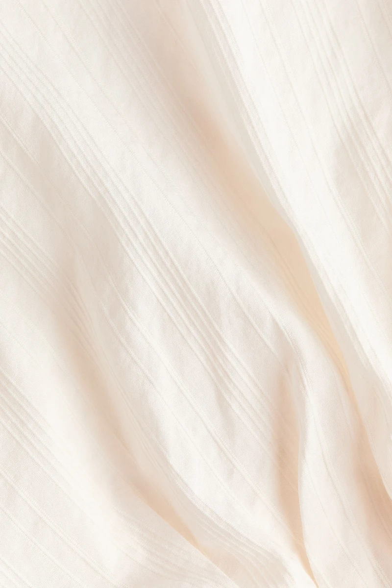 Chemise croisée en coton