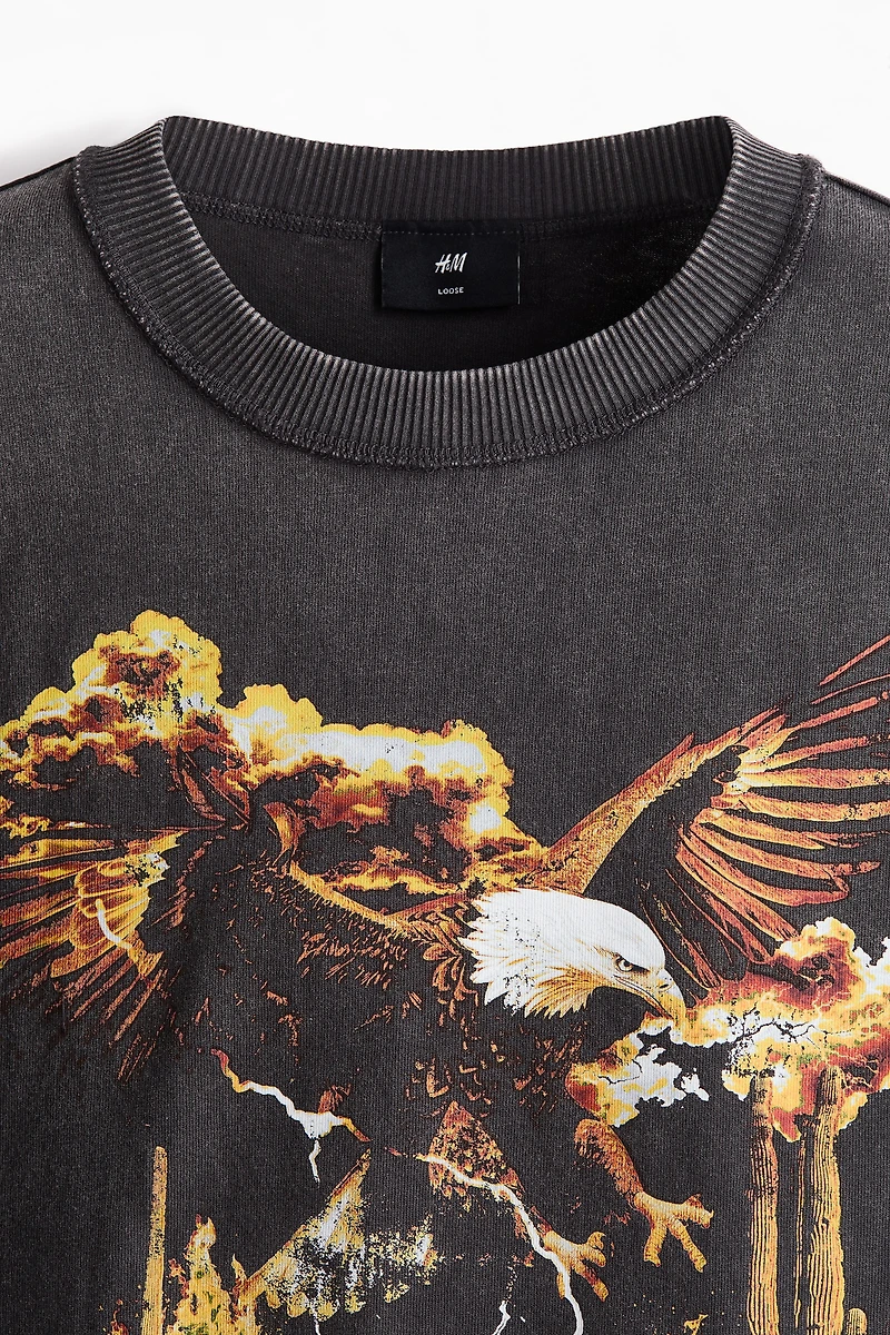 Loose-Fit Printed T-Shirt