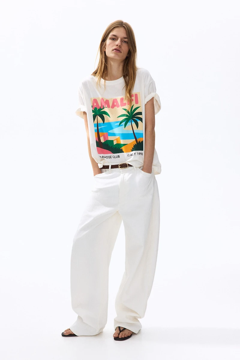 Printed Cotton T-Shirt