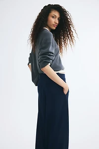 Pantalon chic à jambes larges