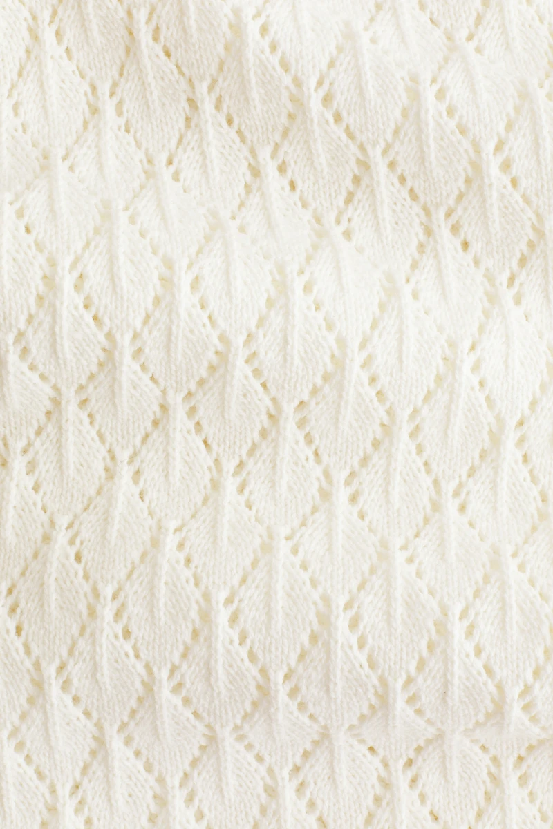 Pointelle-Knit Pants