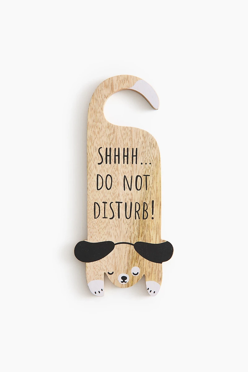 Wooden Door Sign