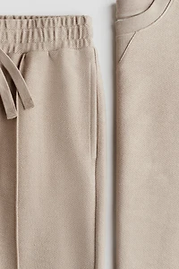 Ensemble 2 pièces en molleton texturé