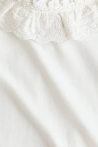 Cotton Blouse with Collar