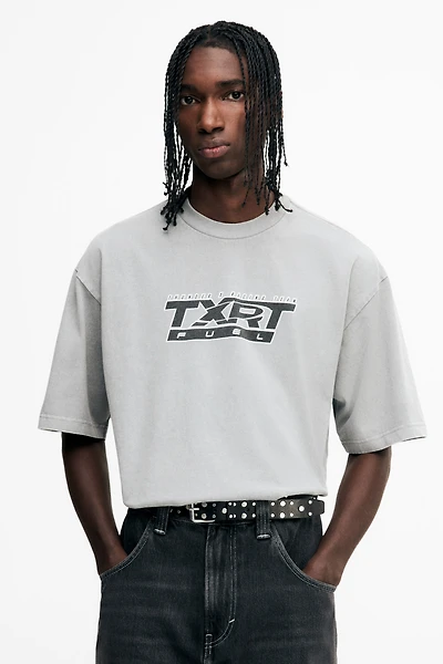 T-shirt délavé ample