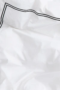 Cotton Percale Twin Duvet Cover Set