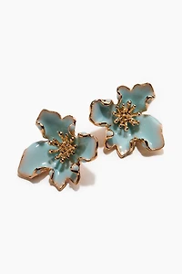 Flower-Shaped Earrings