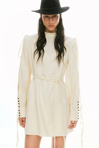 Robe en lin mélangé