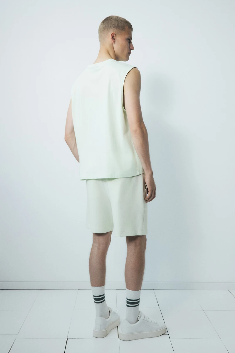 Loose-Fit Printed Tank Top