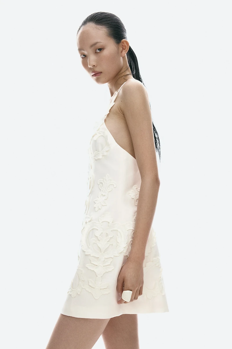 Appliquéd Strappy Dress