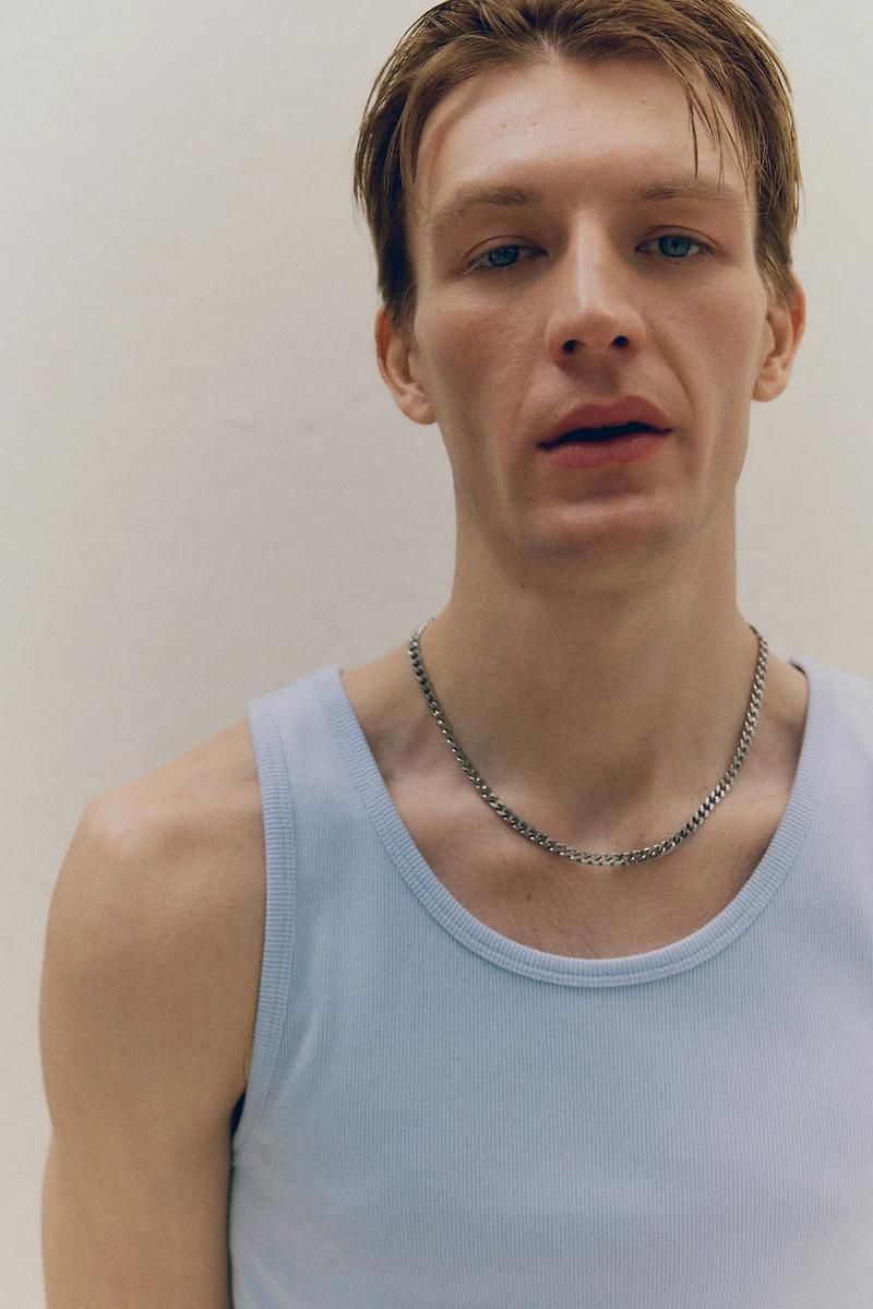 Slim Fit Ribbed Tank Top