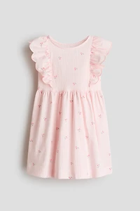 Robe à volants en coton
