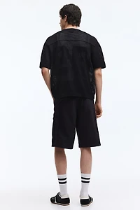 Loose-Fit Cotton Cargo Shorts