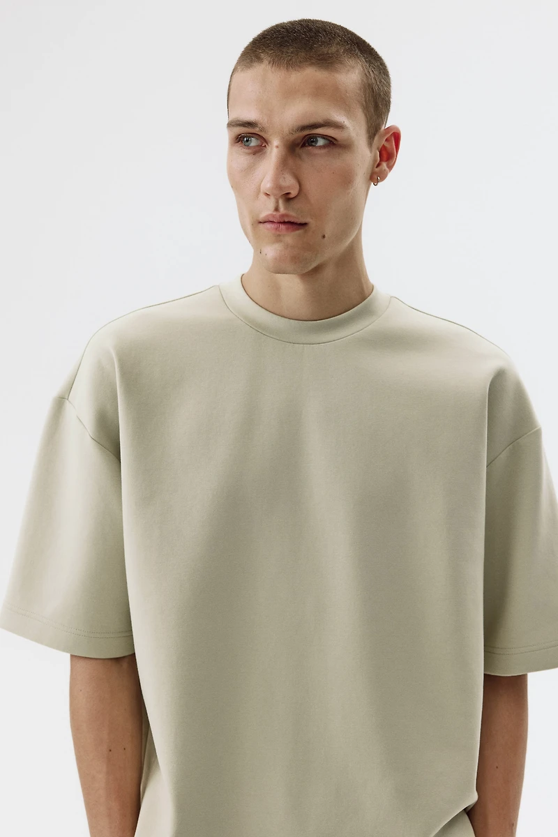 Oversized-Fit Scuba T-Shirt