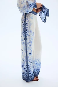 Printed Lyocell Pants