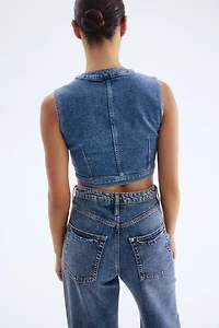 Curvy Fit Feather Soft Wide Ultra High Jeans