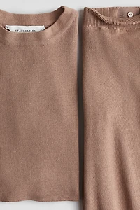 Ensemble 2 pièces en fin tricot de coton