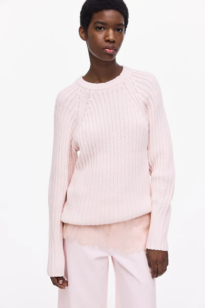 Rib-Knit Sweater