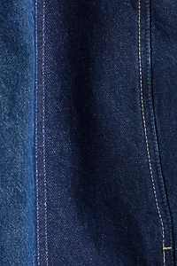 Two-Tone Denim Top