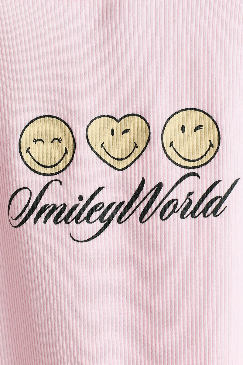 Tank Top with Printed Motif