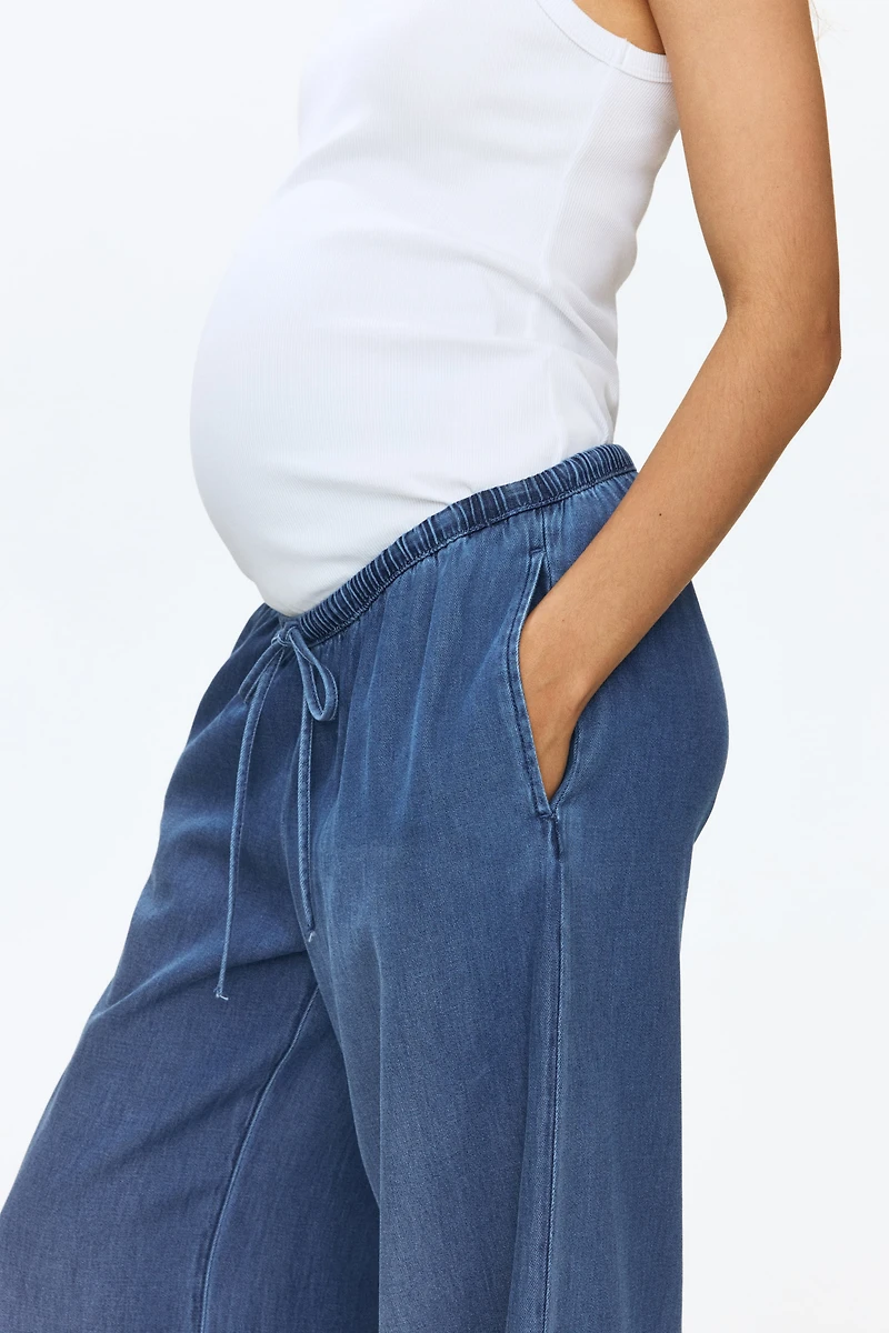 MAMA Balloon-Leg Denim Pants