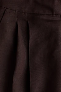 Linen-Blend Bermuda Shorts