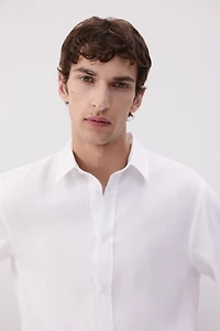 Regular-Fit Linen Shirt