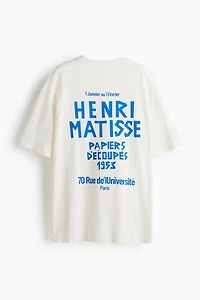 T-shirt ample imprimé