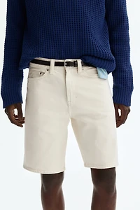 Relaxed-Fit Denim Shorts