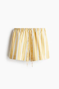 Cotton Shorts with Drawstring