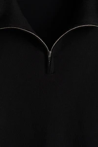 Chandail coupe classique à col fermeture éclair