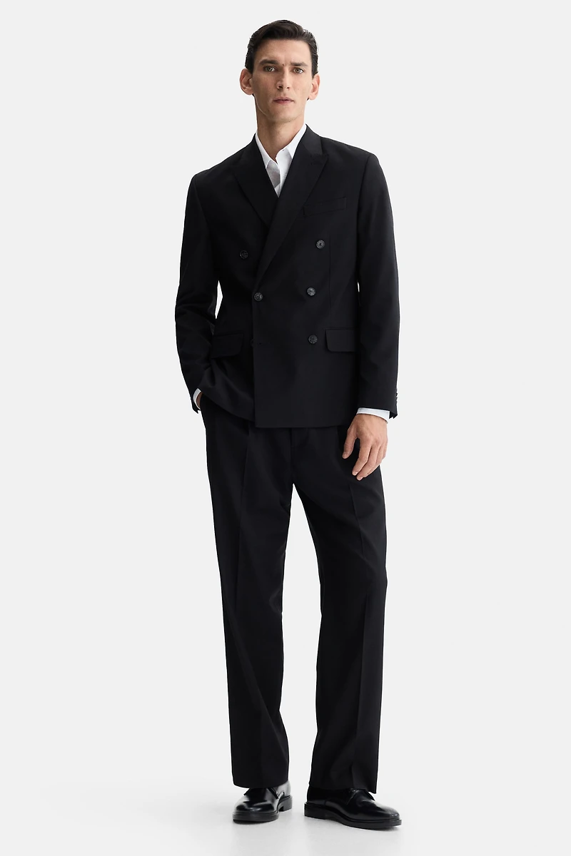 Regular-Fit Double-Breasted Jacket