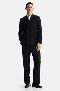 Regular-Fit Double-Breasted Jacket