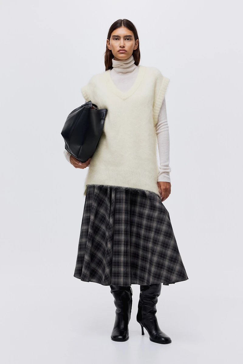 Mohair-Blend Sweater Vest