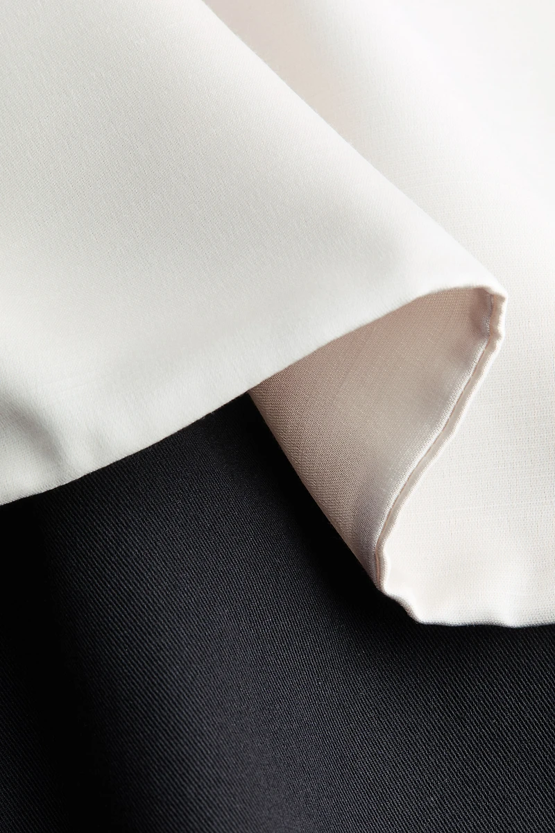 Panel-Detail Strappy Dress