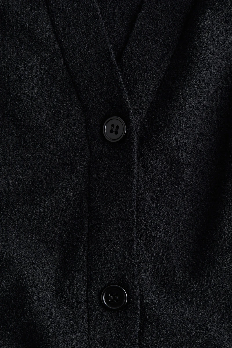 Bouclé-Knit Cardigan