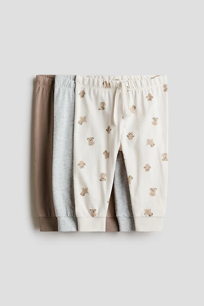 3-pack Cotton Jersey Joggers