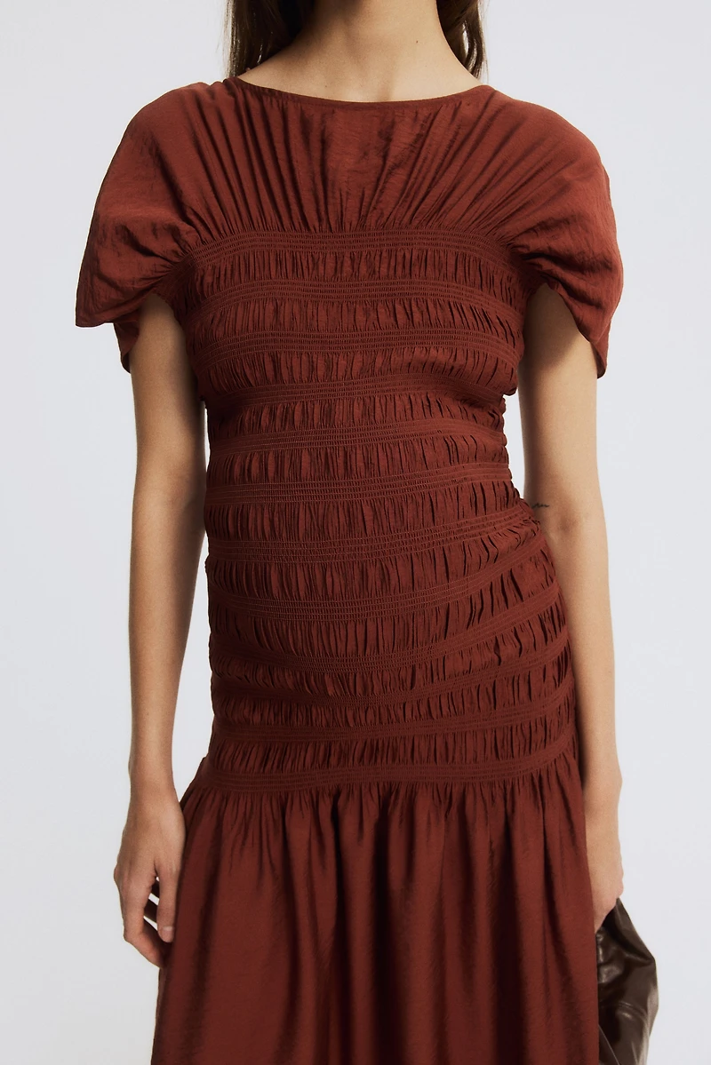 MAMA Smocked-Detail Dress