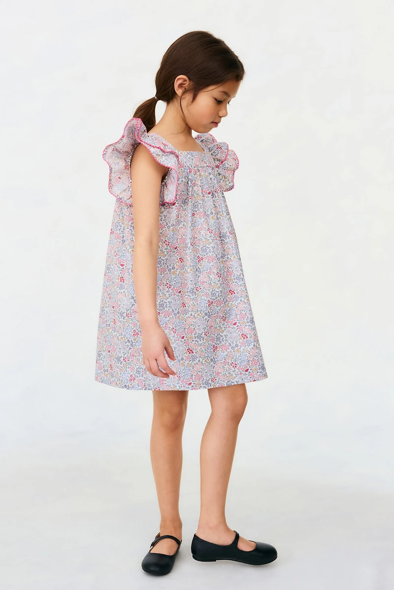 Cotton poplin dress
