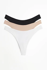 3-pack Microfiber Thong Briefs