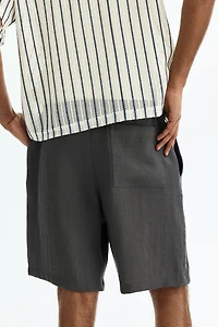 Loose-Fit Cotton Shorts