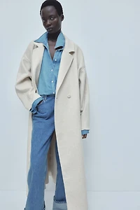 Wool-Blend Coat