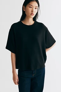 T-shirt en tricot fin